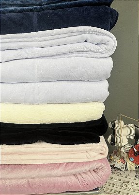 Plush Liso Retalhos - Pcte c/ 5 kg