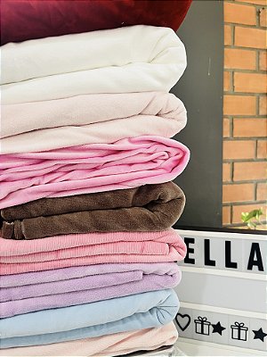 Plush Liso Retalhos - Pcte c/ 5 kg