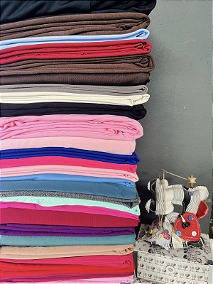 Suplex Poliéster Liso Retalhos - Pcte c/ 5 kg