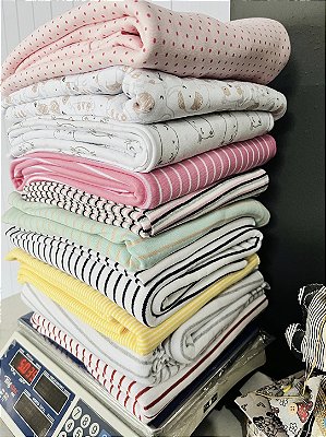 Suedini Estamp e Listrado Retalhos - Pcte c/ 5 kg