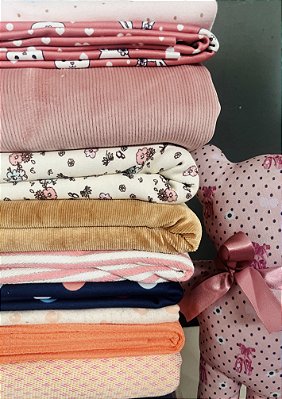 Kit Inverno para Meninas Retalhos - Pcte c/ 5 kg