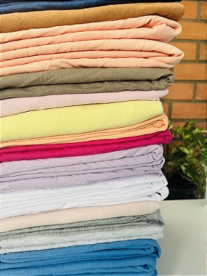 Meia Malha Algodão Lisa Retalhos - Pcte c/ 5 kg