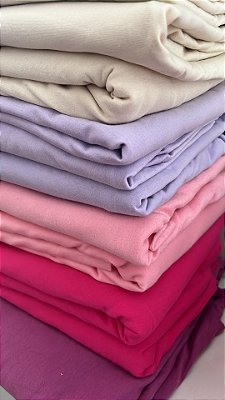 Molecotton Peluciado Liso Retalhos Malwee - Pcte c/ 5 kg