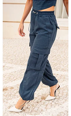 Calça cargo Eudora Madame Ninna