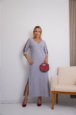 Vestido Moletom Marquezine - Cinza