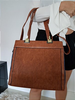 Bolsa caramelo maravilhosa e elegante