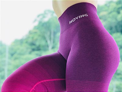 Calça legging fitness degradê pink EMANA gravidade zero