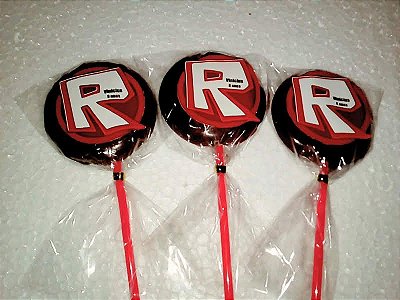 Pirulito ROBLOX de chocolate personalizado