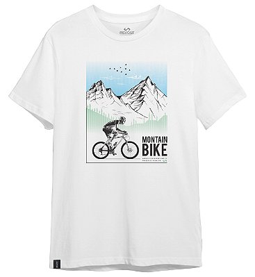 Camiseta Masculina Revost Bike - Branco