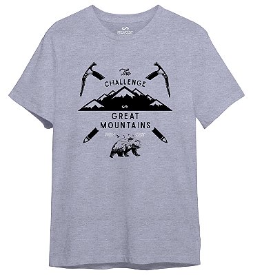 Camiseta Masculina Revost Mountains - Mescla