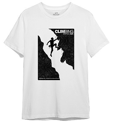 Camiseta Masculina Revost Climbing - Branco