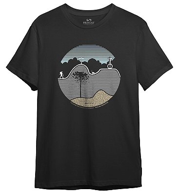 Camiseta Masculina Revost Pico da Bandeira - Preto