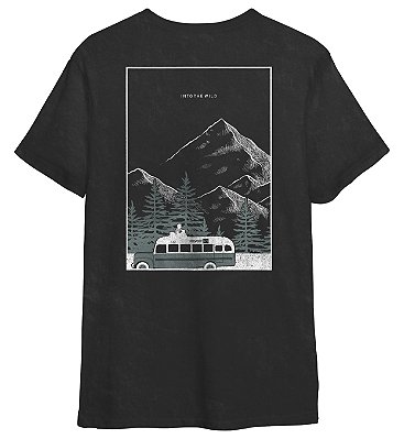 Camiseta Masculina Into The Wild - Preta