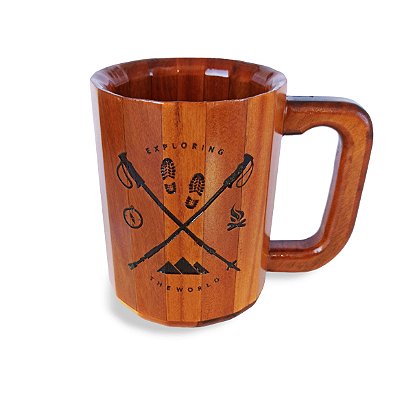 Caneca Artesanal de Cerveja Exploring - Madeira