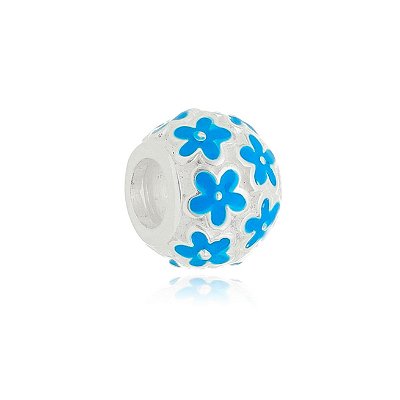 SEPARADOR DE PRATA BEADS AZUL