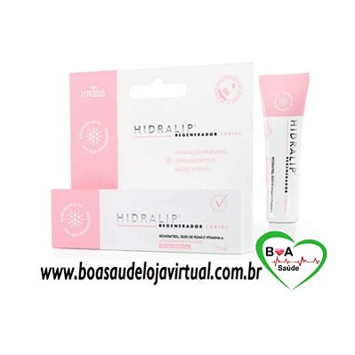 HIDRALIP REGENERADOR E HIDRATANTE LABIAL ATIVOS NANOENCAPSULADOS KRESS  BOA SAÚDE LOJA VIRTUAL