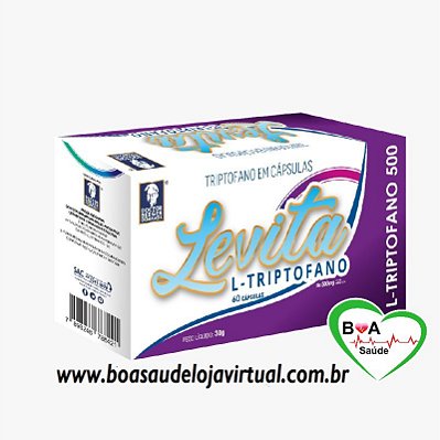 LEVITA L-TRIPTOFANO 500MG EM CAPSULAS DOCTOR BERGER BOA SAÚDE LOJA VIRTUAL