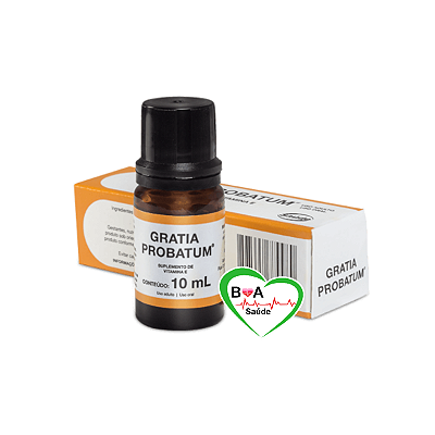GRATIA PROBATUM 10ML SUPLEMENTO MINERAL ORIGINAL SAÚDE