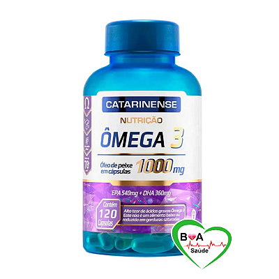 OMEGA 3 1000 MG C/120 COMP  CATARINENSE PHARMA NUTRICAO BOA SAUDE