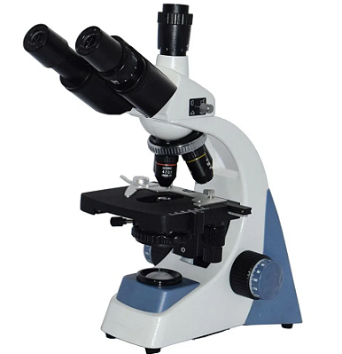 Microscópio Trinocular Led Aumento 1000x + Bateria