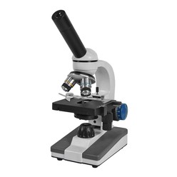 Microscópio Monocular Ótica Finita Acromático Led Aumento 640x