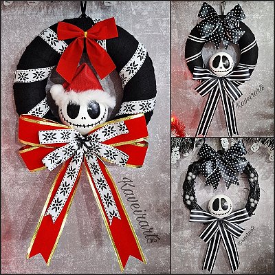 Guirlanda de Natal Jack Skellington (O Estranho Mundo de Jack)