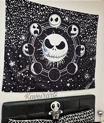 Bandeira de Parede Jack Skellington  ( O Estranho Mundo de Jack)
