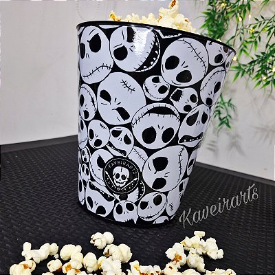 Balde de pipoca Jack Skellington (O Estranho Mundo de Jack)