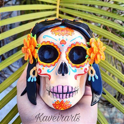 Caveira Mexicana Catrina (Pequena)