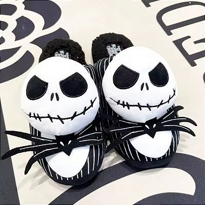 Pantufa Chinelo Jack Skellington (O estranho Mundo de Jack)