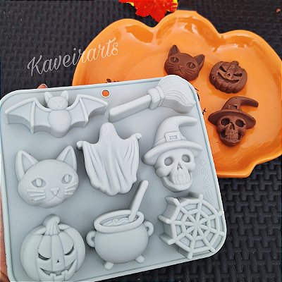 Forma Halloween Cinza