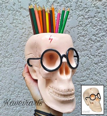 Caveira Harry Potter Grande (Fechada ou Porta Treco)