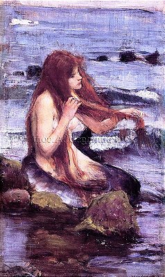 Quadro Pintura Tela william sereia waterhouse copiar 5504
