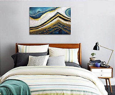 Quadro Pintura Tela decorativa desfrutada abstrata 5133