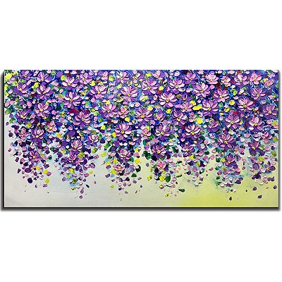 Quadro Pintura Tela fall abstrato decor home óleo 5252