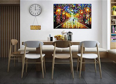 Quadro Pintura Tela parceiro colorido rua finala 5261