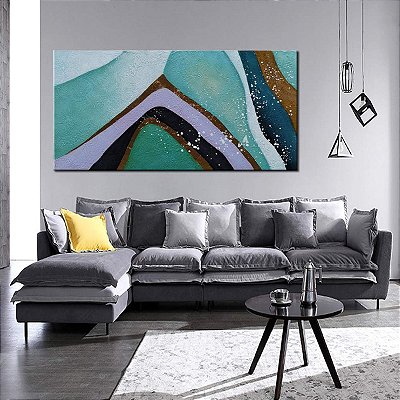 Quadro Pintura Tela abstrato upgrade Quarto 5275