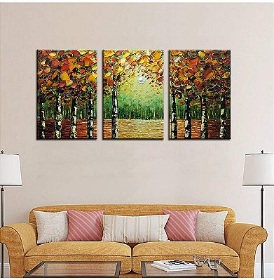 Quadro Pintura Tela emoldurado nós) ($ $ amazon) 5351