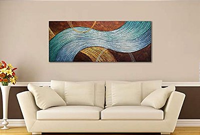 Quadro Pintura Tela melhor fita verde tinta largura 5374