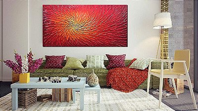 Quadro Pintura Tela barato flor fade abstrata Quarto 5377