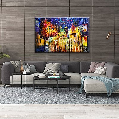 Quadro Pintura Tela movimentadas abstrato imagens 5399