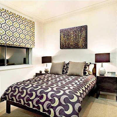 Quadro Pintura Tela emoldurado square nós) ($ amazon) 5416