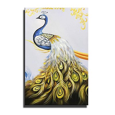 Quadro Pintura Tela finala animal texturizado óleo 5585