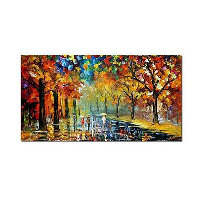 Quadro Pintura Tela Cidade Paisagem Urbana 4441