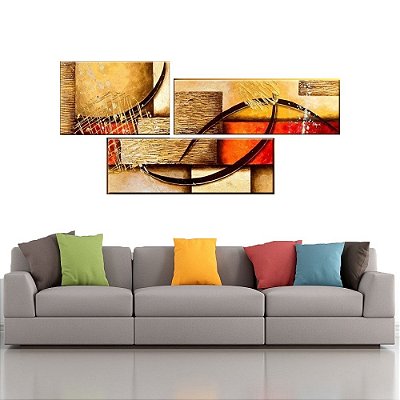 Quadro Decorativo Abstrato 1711