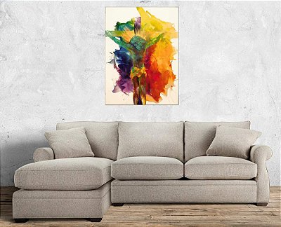 Quadro Pintura Tela Abstrato Moderno 2012