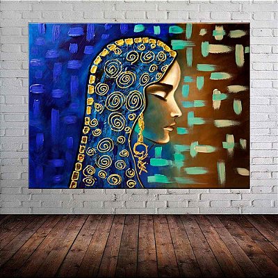 Quadro Pintura Tela Maria Mãe de Jesus Moderno 2020