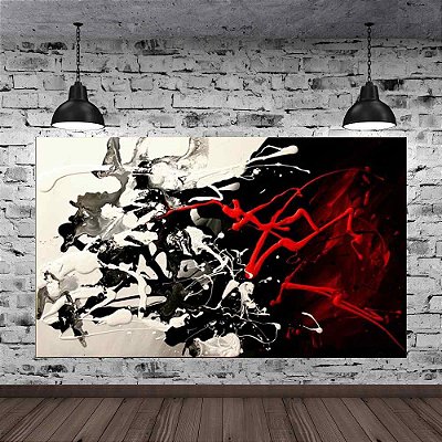 Quadro Pintura Tela Abstrato Moderno 2032