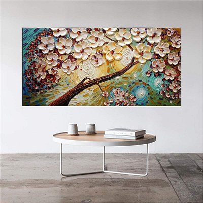 Quadro Pintura Tela Abstrato Moderno 2176