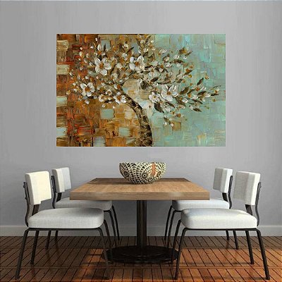 Quadro Pintura Tela Abstrato Moderno 2405